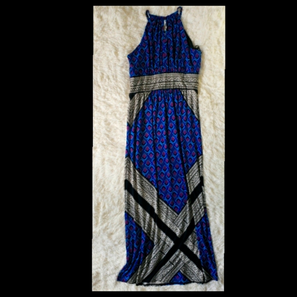 London Times Womens Maxi Dress Size: 8P